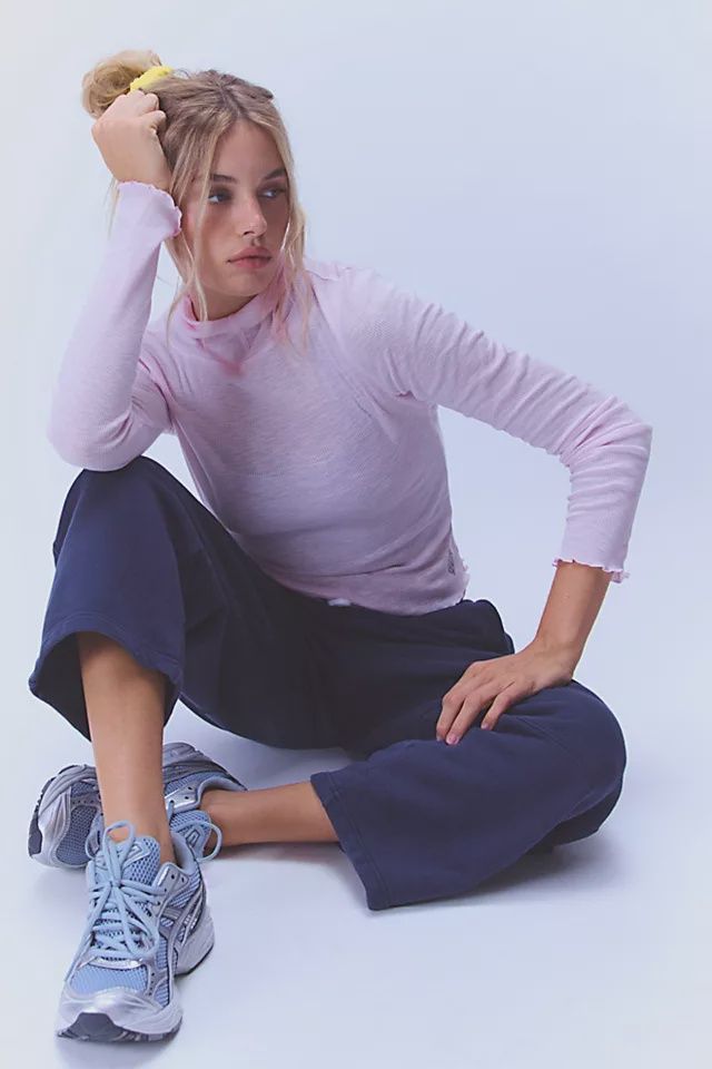 Breathe Easy Layer, Powder Pink, Color: Powder Pink, Size: XS