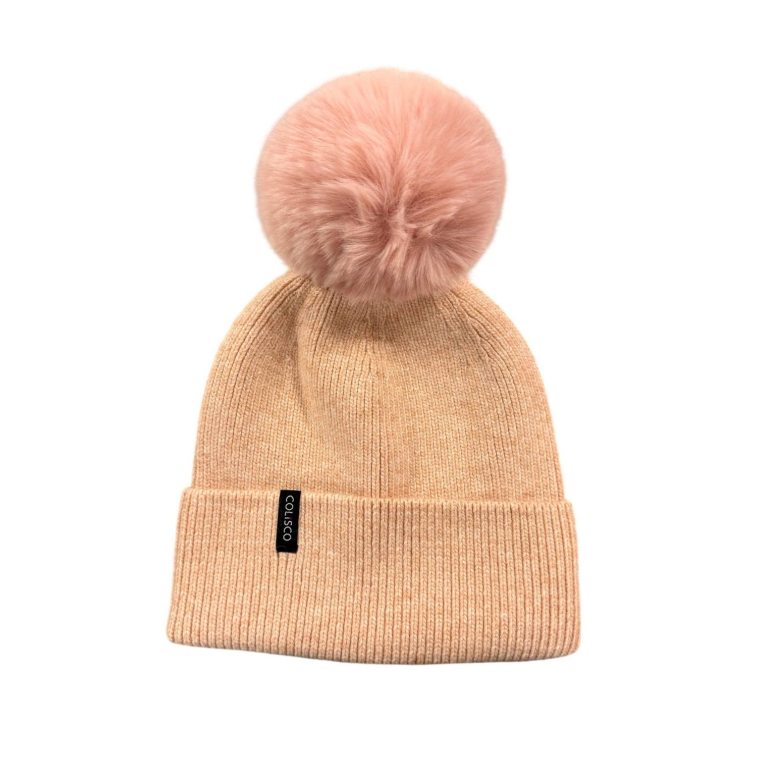 Colisco Pom Pom Beanie, Rose, Color: Rose, Size: O/S