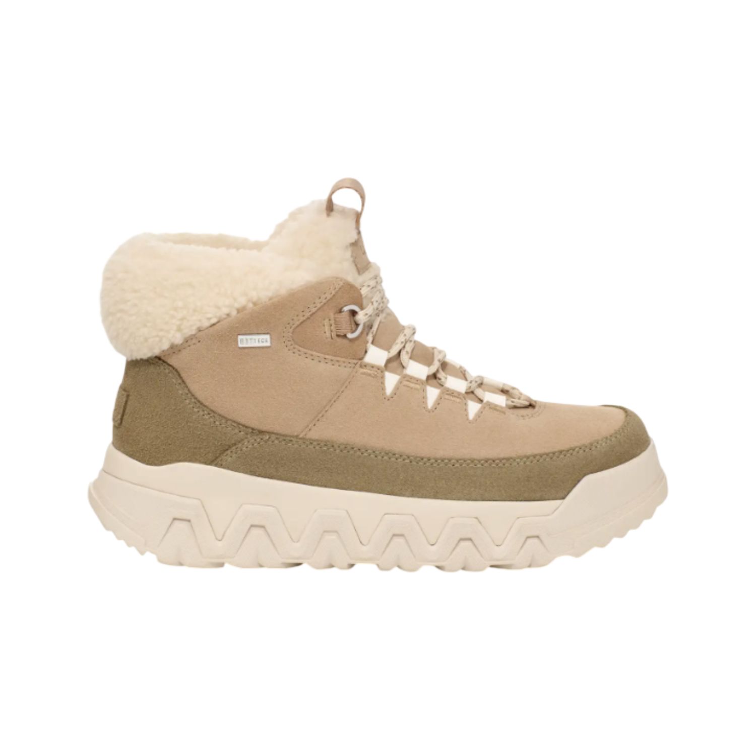 UGG Women's TerreTrail Cozy Lace Boot, Sand, Color: Sand, Size: 9
