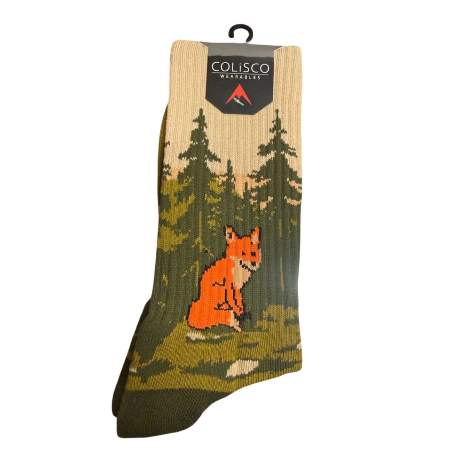 Colisco Unisex Crew Socks - Fox &amp; Forest