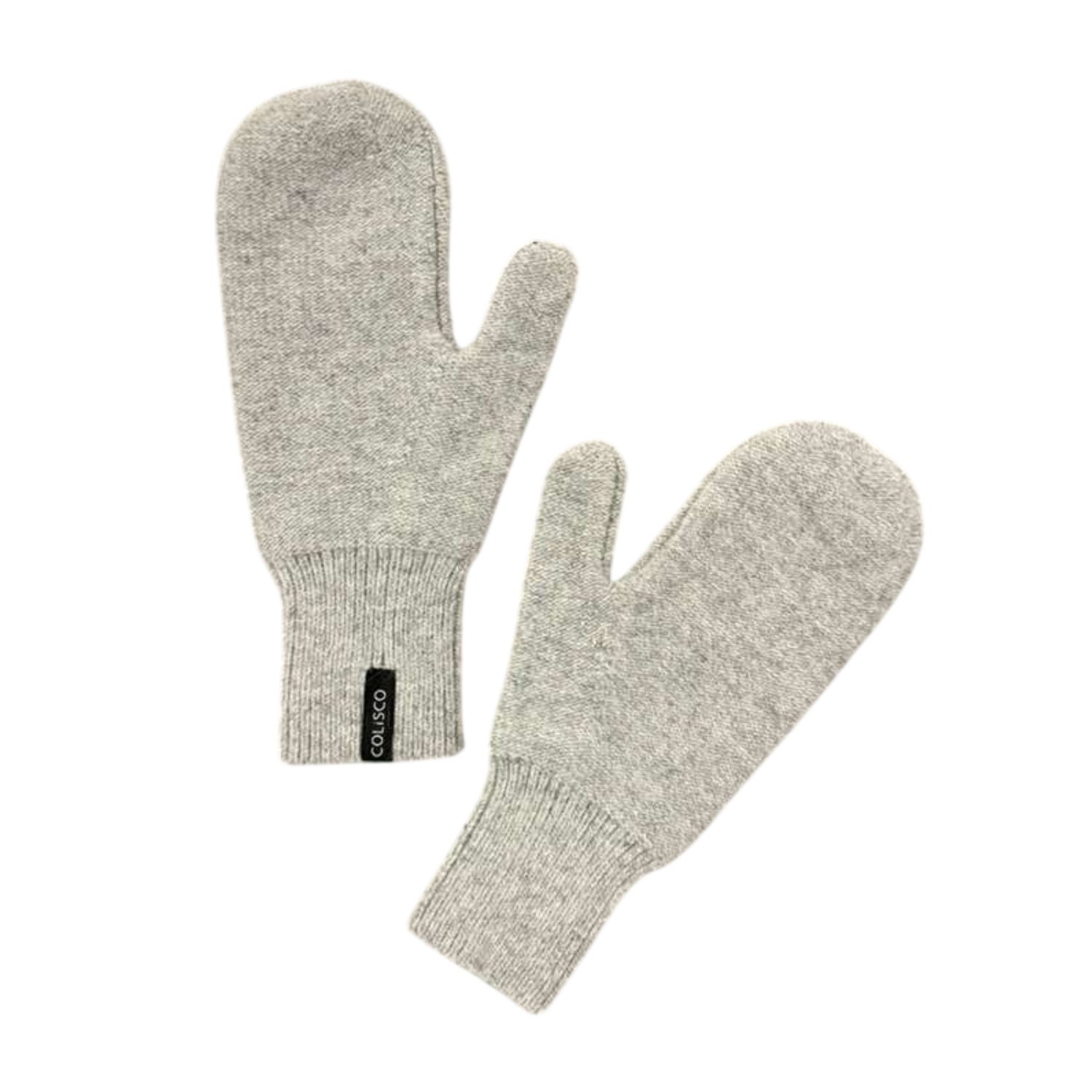 Colisco Thumbed Mittens, Grey, Color: Grey