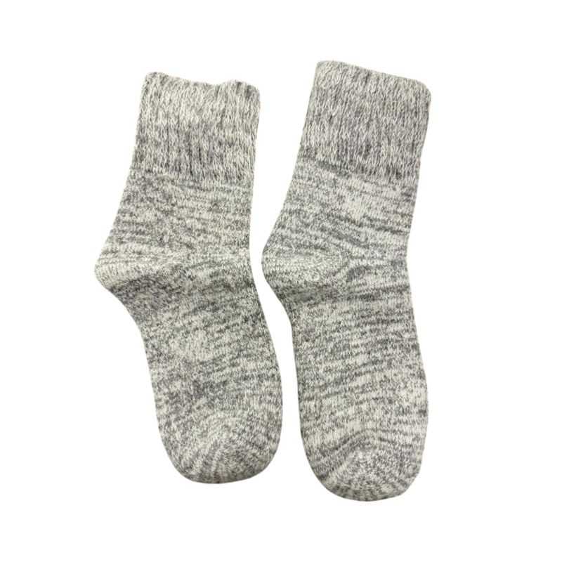 Colisco Rib Knit Crew Sock, Grey