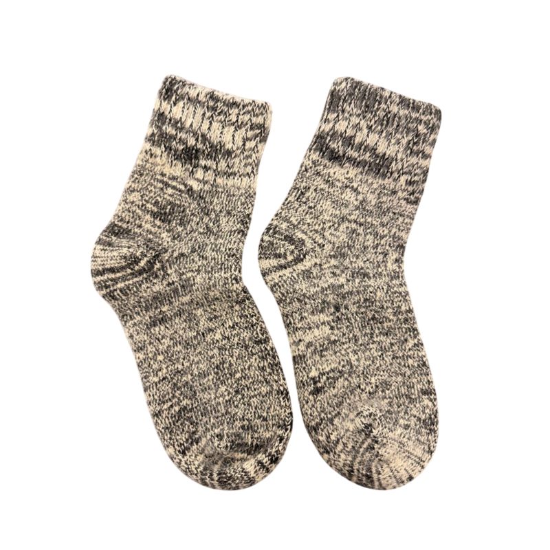 Colisco Rib Knit Crew Sock, Black