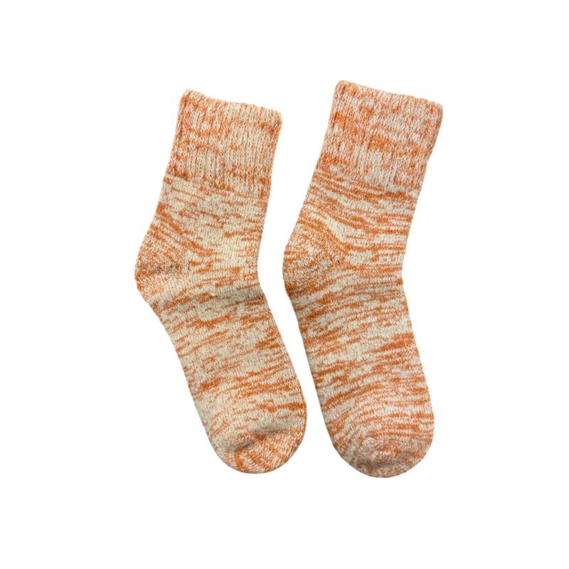 Colisco Rib Knit Crew Sock, Melon