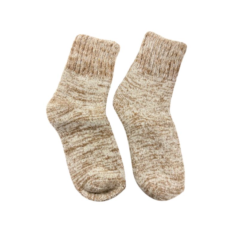 Colisco Rib Knit Crew Sock, Taupe