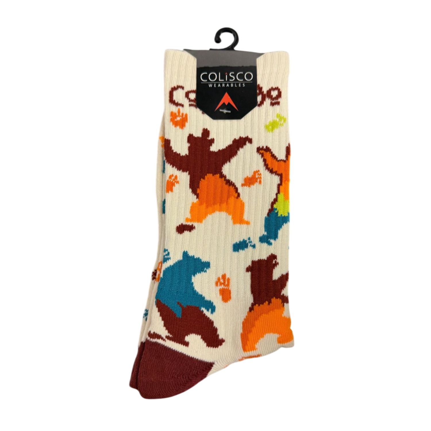 Colisco Graphic Sock, Bear Dancing, Design: Bear Dancing