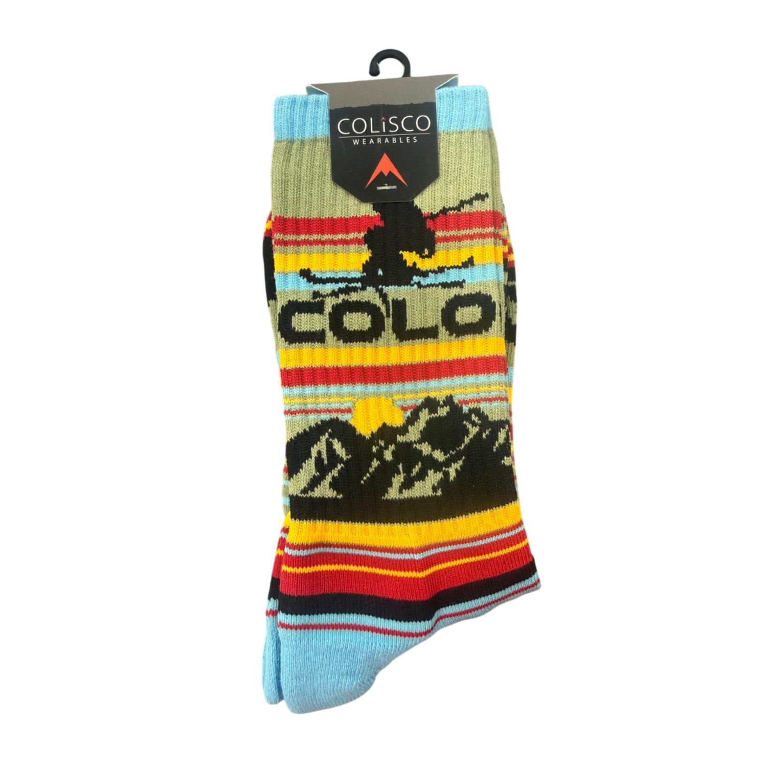 Colisco Graphic Socks, Colorado Ski &amp; Snow, Design: Colorado Ski &amp; Snowboard