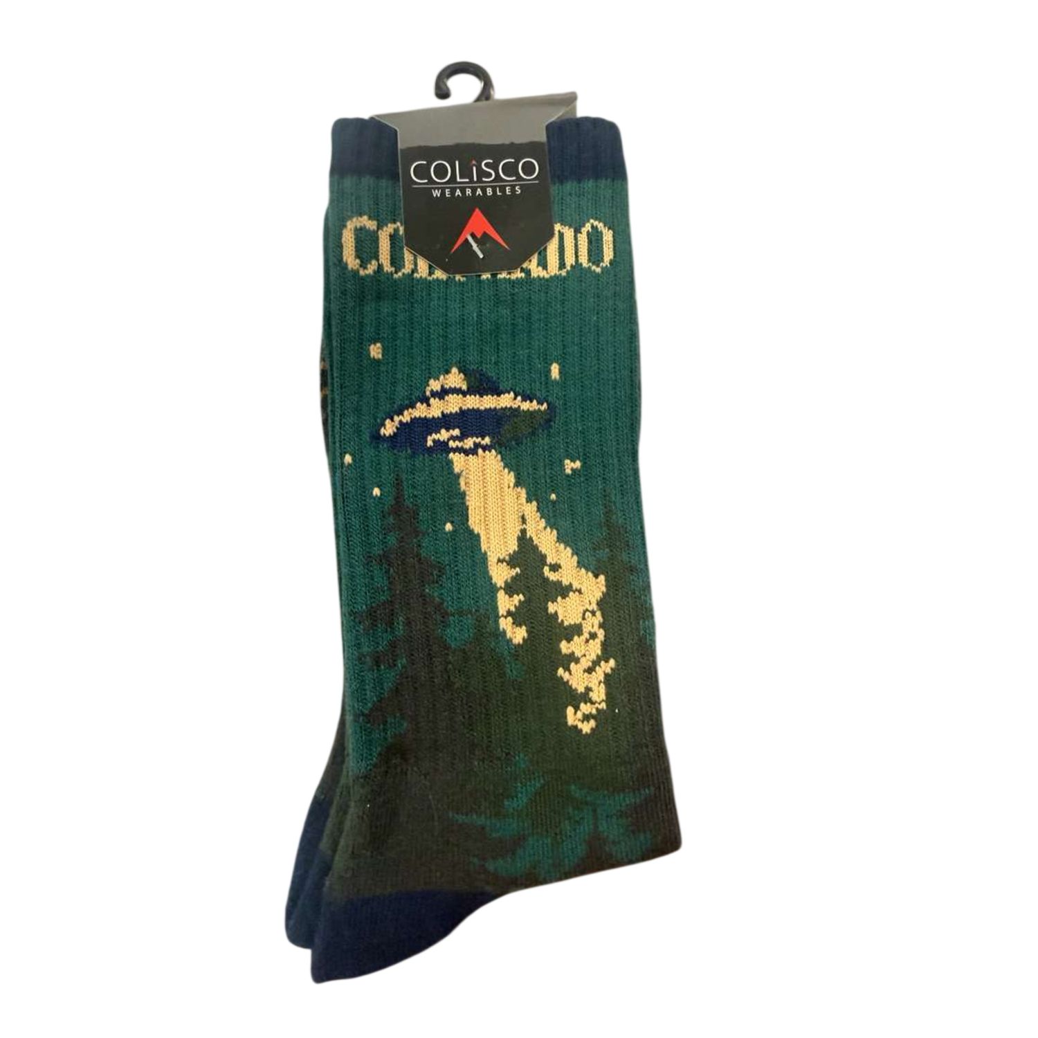 Colisco Graphic Socks, Night Forest Alien, Design: Night Forest Alien