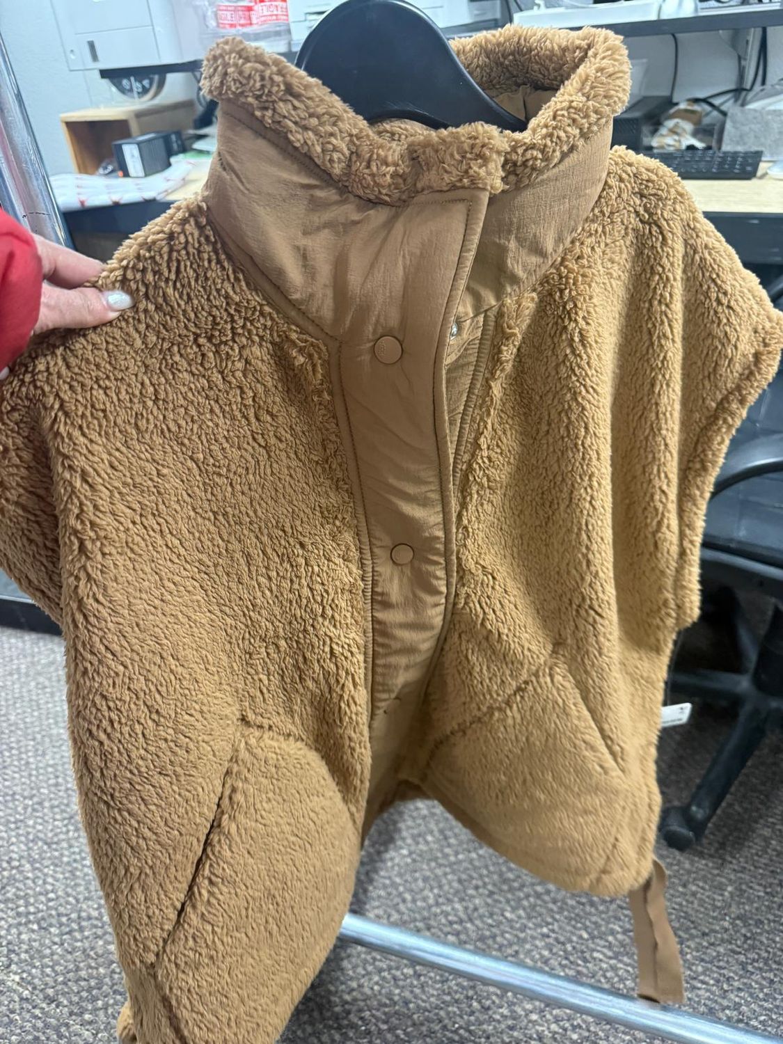 Scout It Out Fleece Vest, Twig, Color: Twig, Size: M