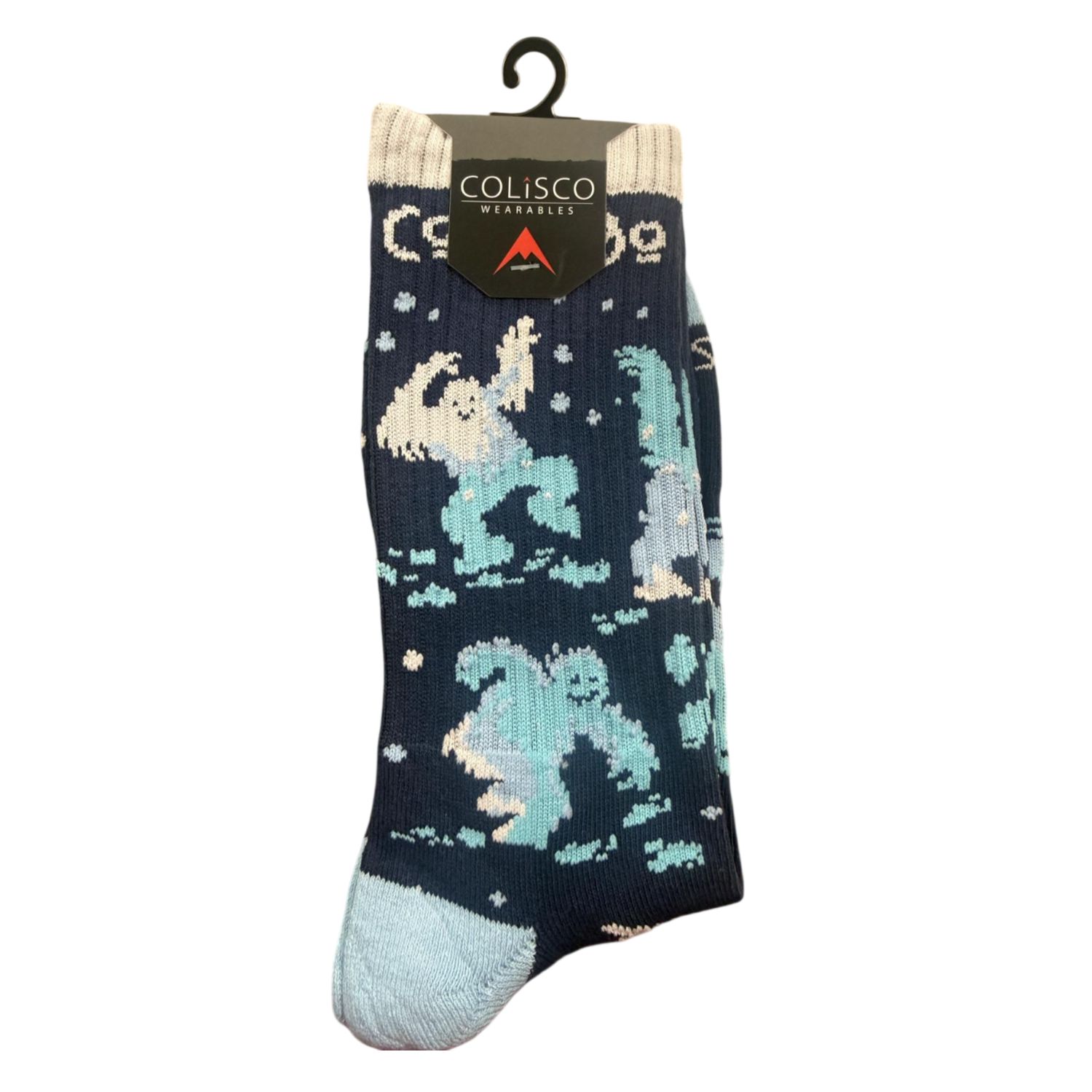 Colisco Graphic Socks, Frost Yeti Colorado, Design: Frost Yeti Colorado