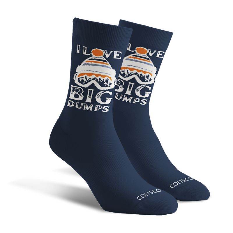 COLISCO Unisex Crew Socks - Big Dump Day