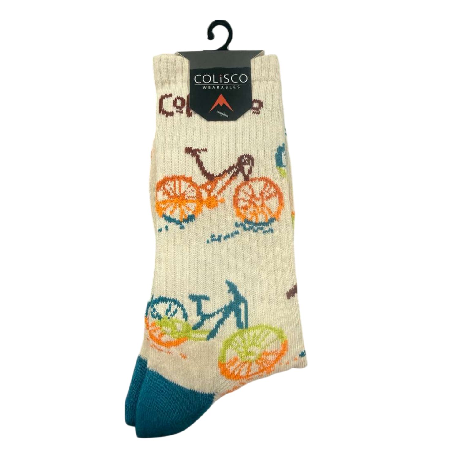 Colisco Graphic Socks, Colorado Bike Ride, Design: Colorado Bike Ride