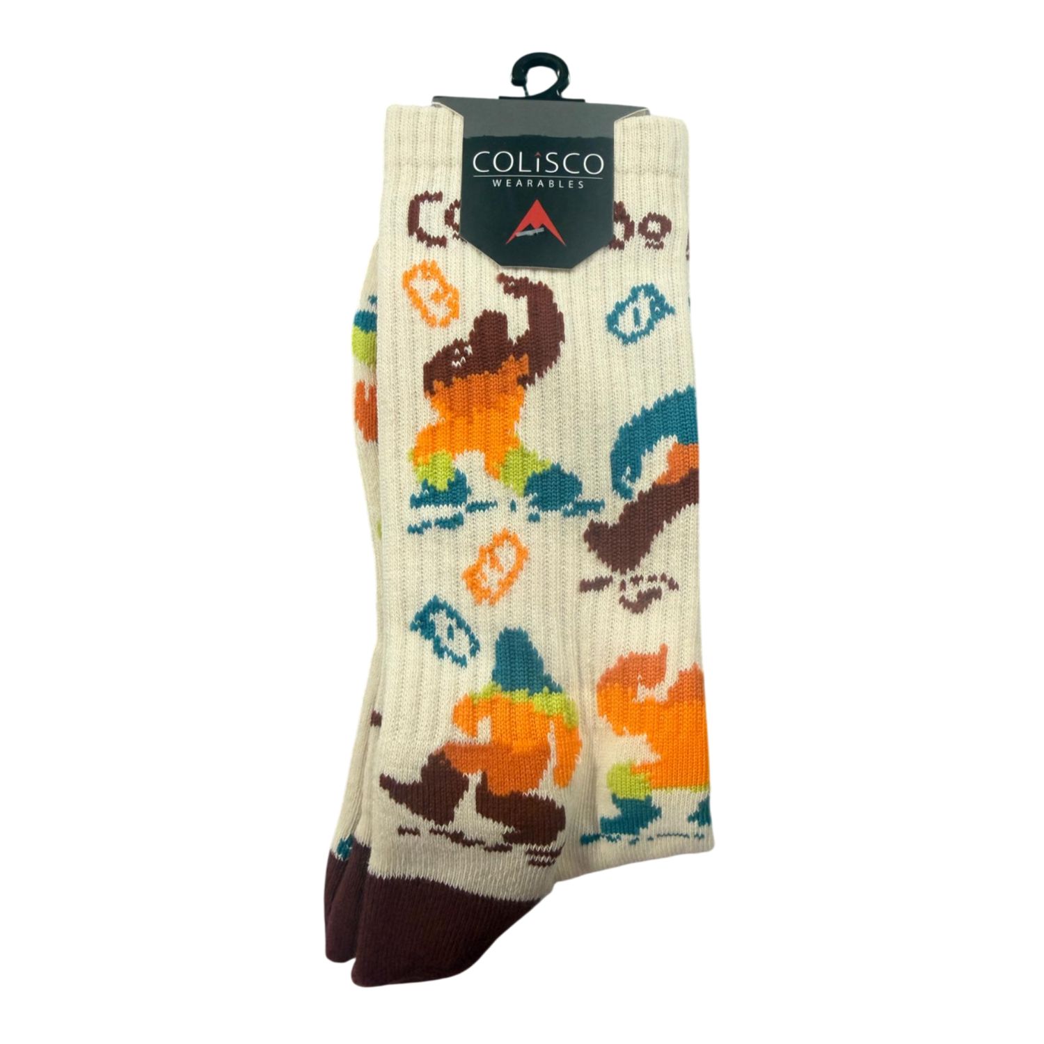 Colisco Graphic Socks, Sasquatch Dance, Design: Sasquatch Dance