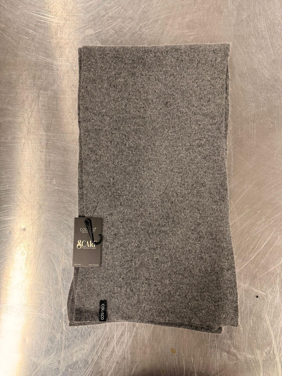 Colisco Cashmere Scarf, Grey, Color: Grey