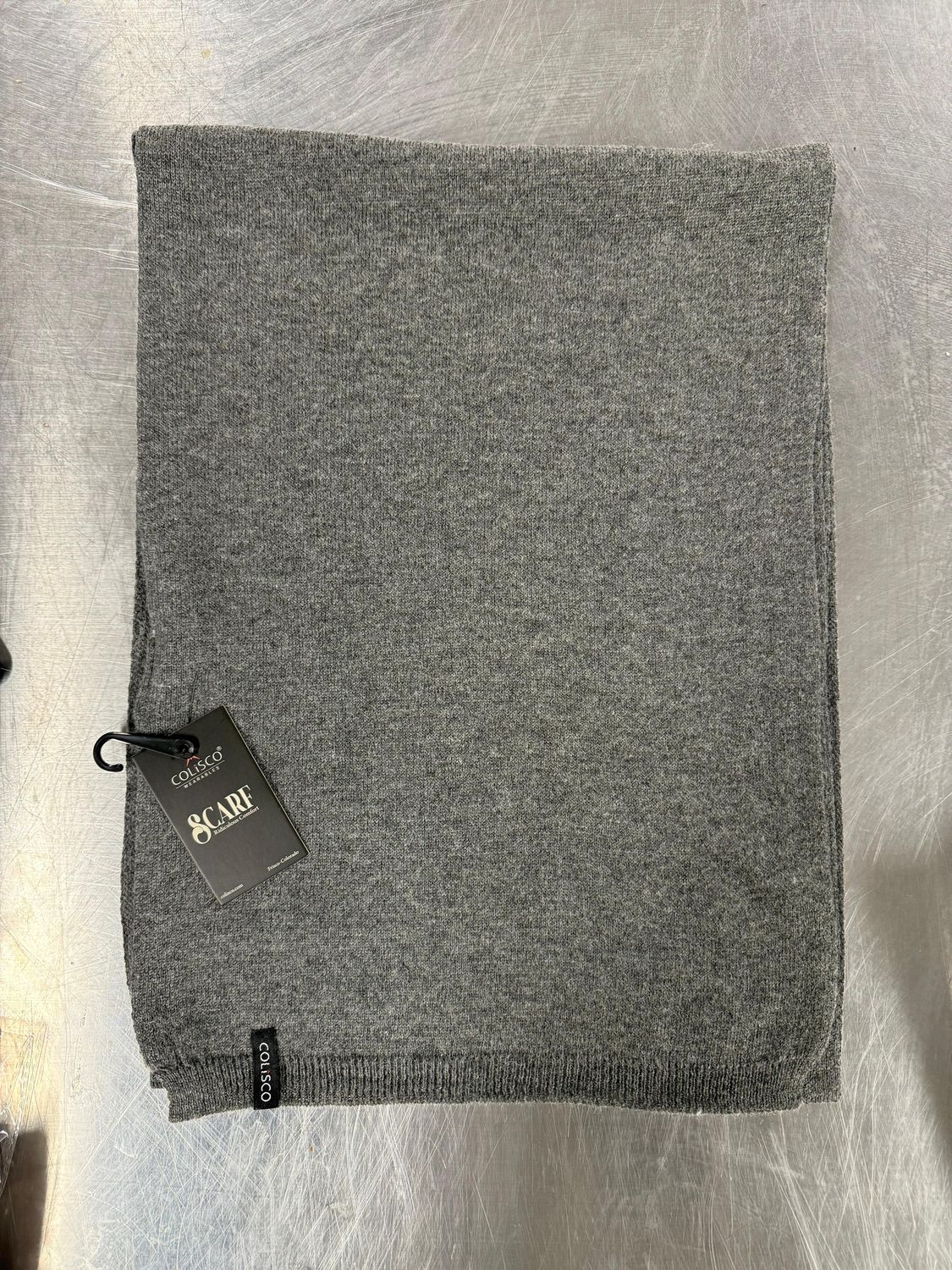 Colisco Wool Scarf, Grey, Color: Grey