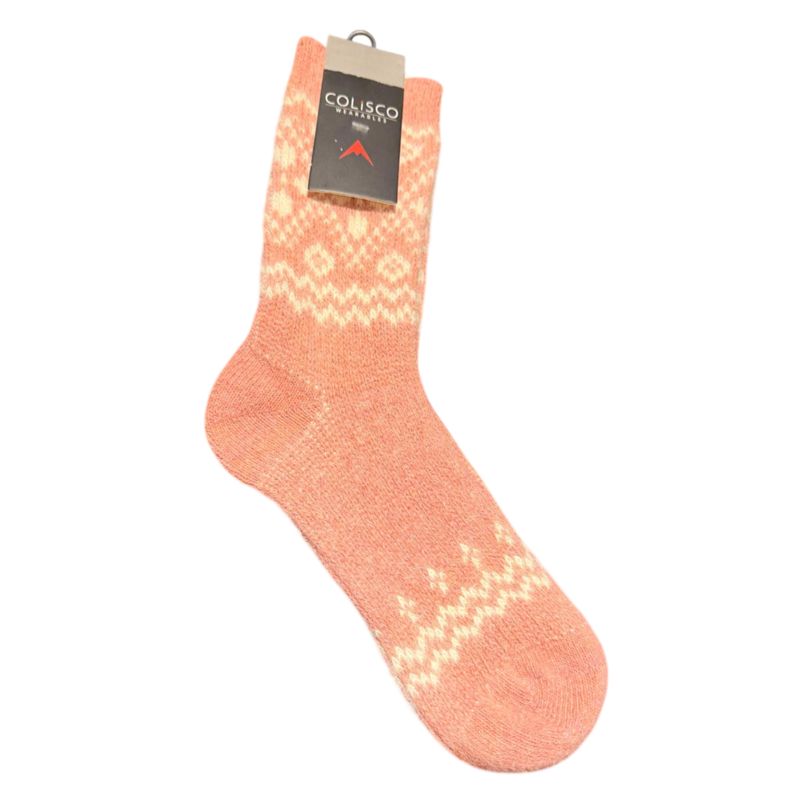 Colisco Alpine Pattern Sock, Pink