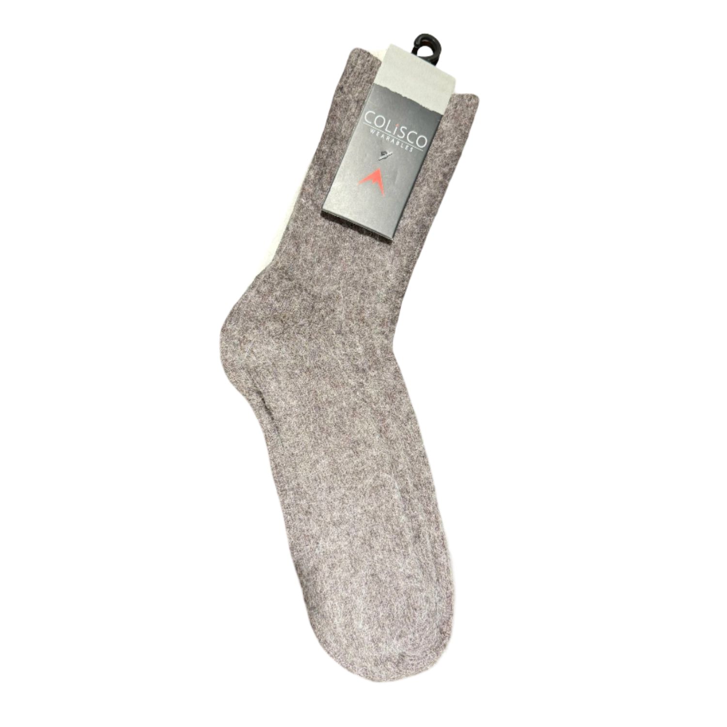 Colisco Dress Crew Sock, Taupe, Color: Taupe