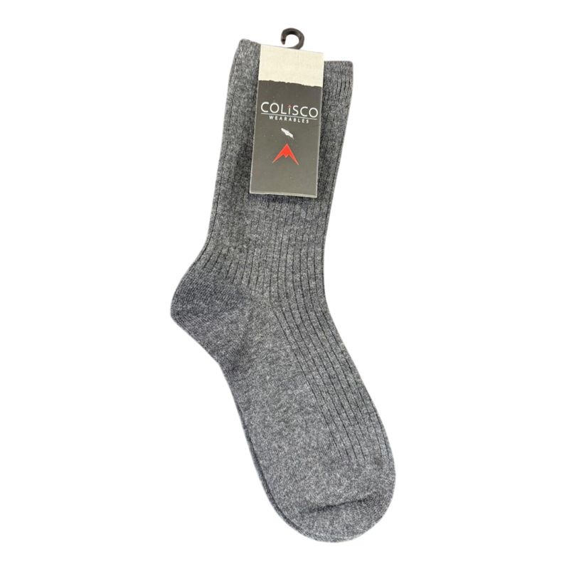 Colisco Solid Sock, Dark Grey
