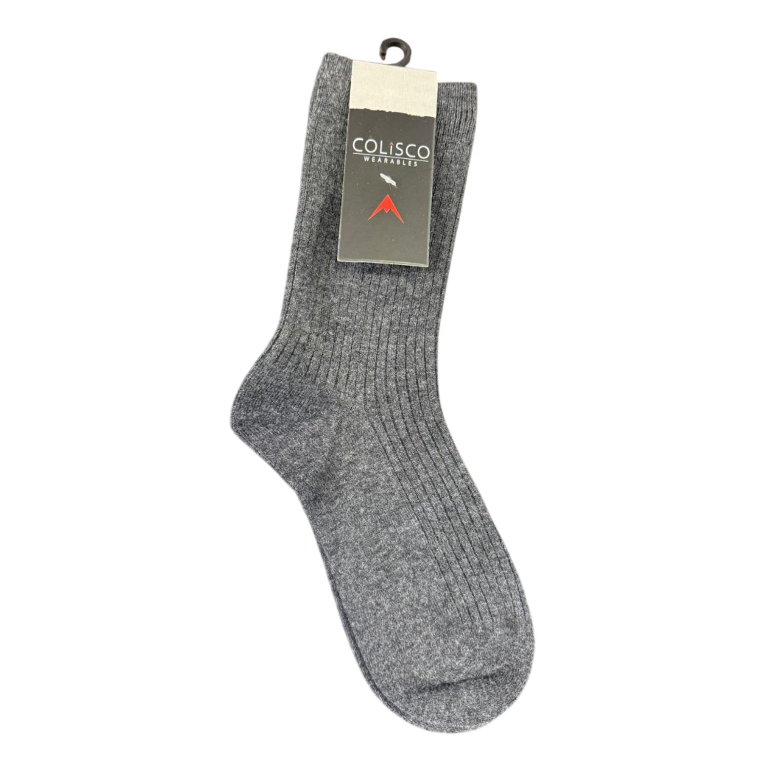 Colisco Solid Sock, Dark Grey, Color: Dark Grey