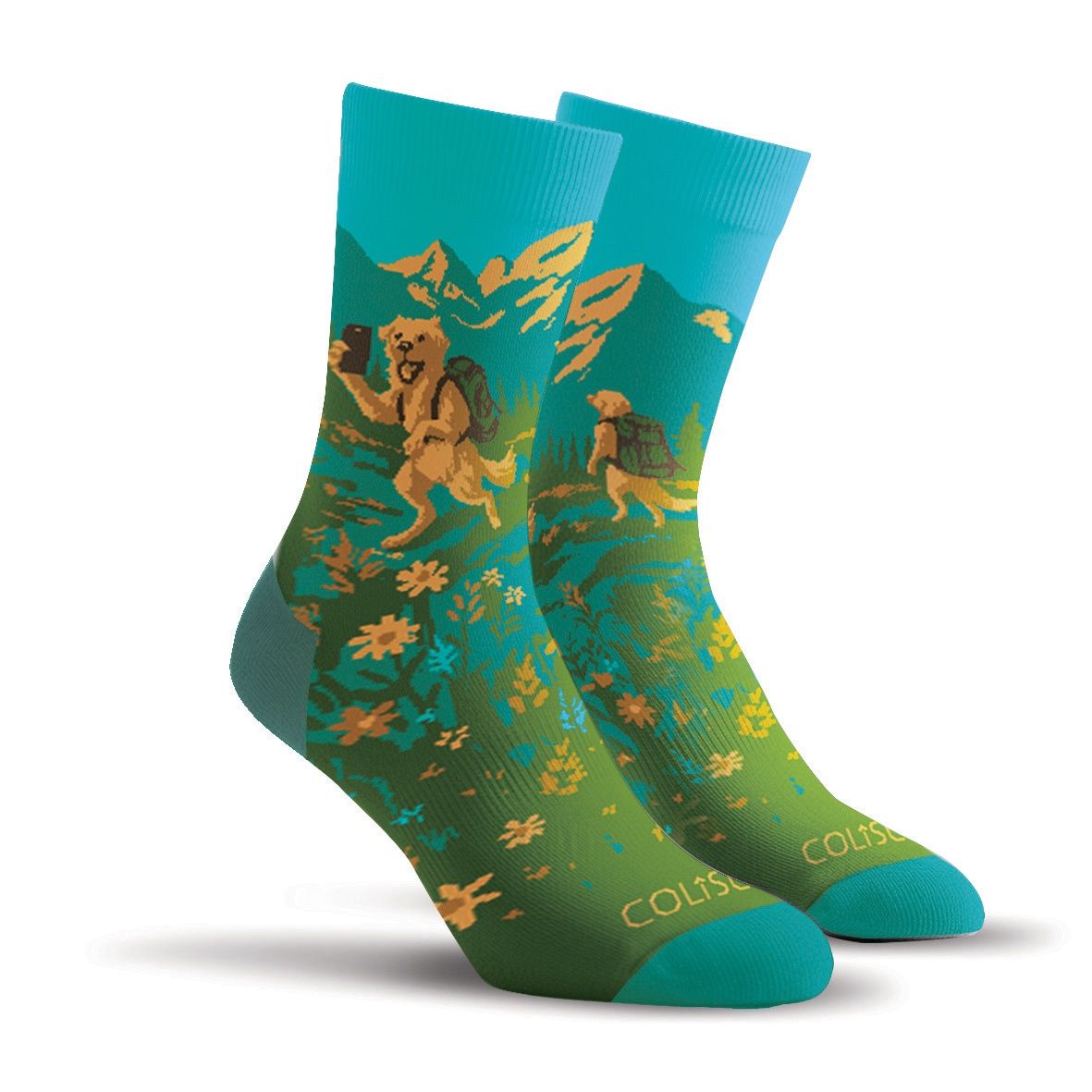 Colisco Unisex Crew Socks - Colorado Photos, Design: Colorado Photos