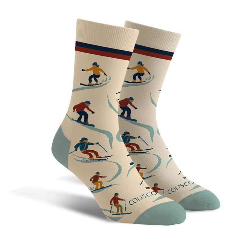 Colisco Unisex Crew Socks - Skiing and Snowboarding