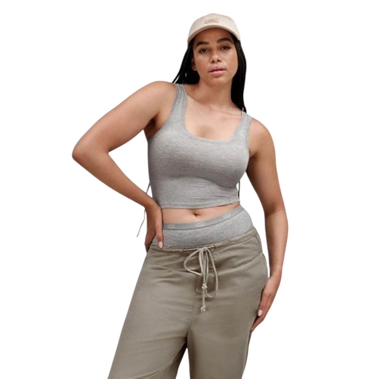 UGG Women's Adrianne Tank Top, Grey Heather, Color: Grey Heather, Size: S