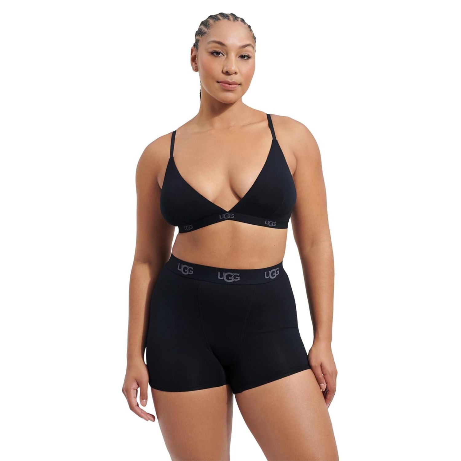 UGG Women's Francis Bralette, Black, Color: Black, Size: S