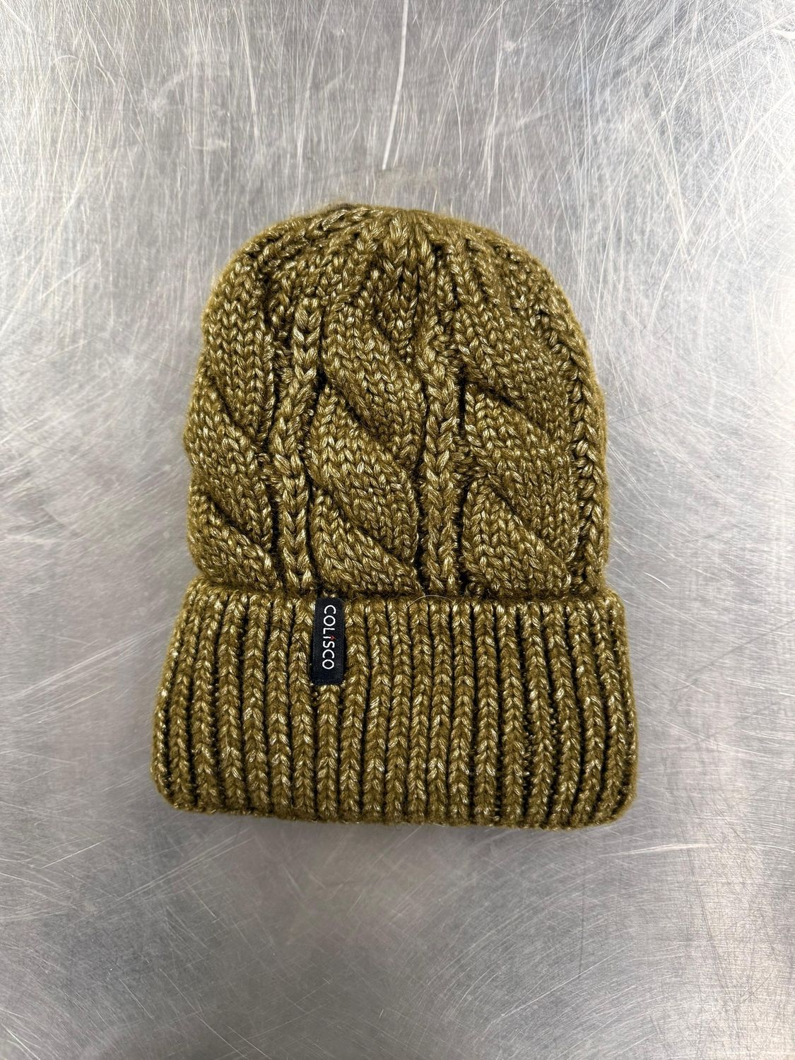 Colisco Chunky Beanie, Olive, Color: Olive