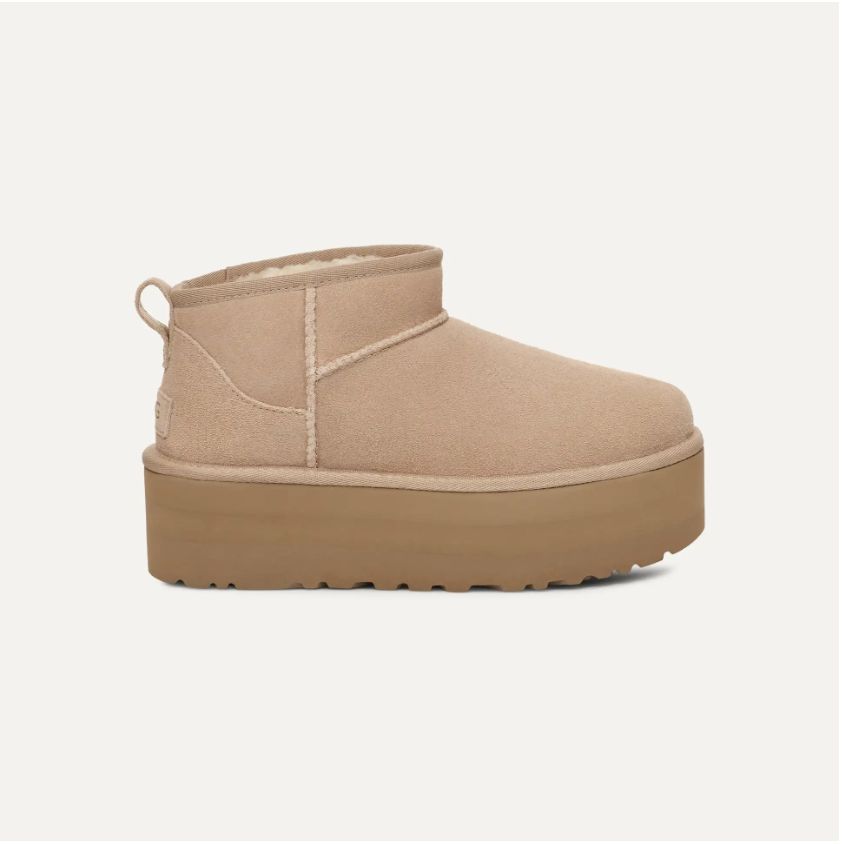 Women's Classic Ultra Mini Platform, Sand, Color: Sand, Size: 6