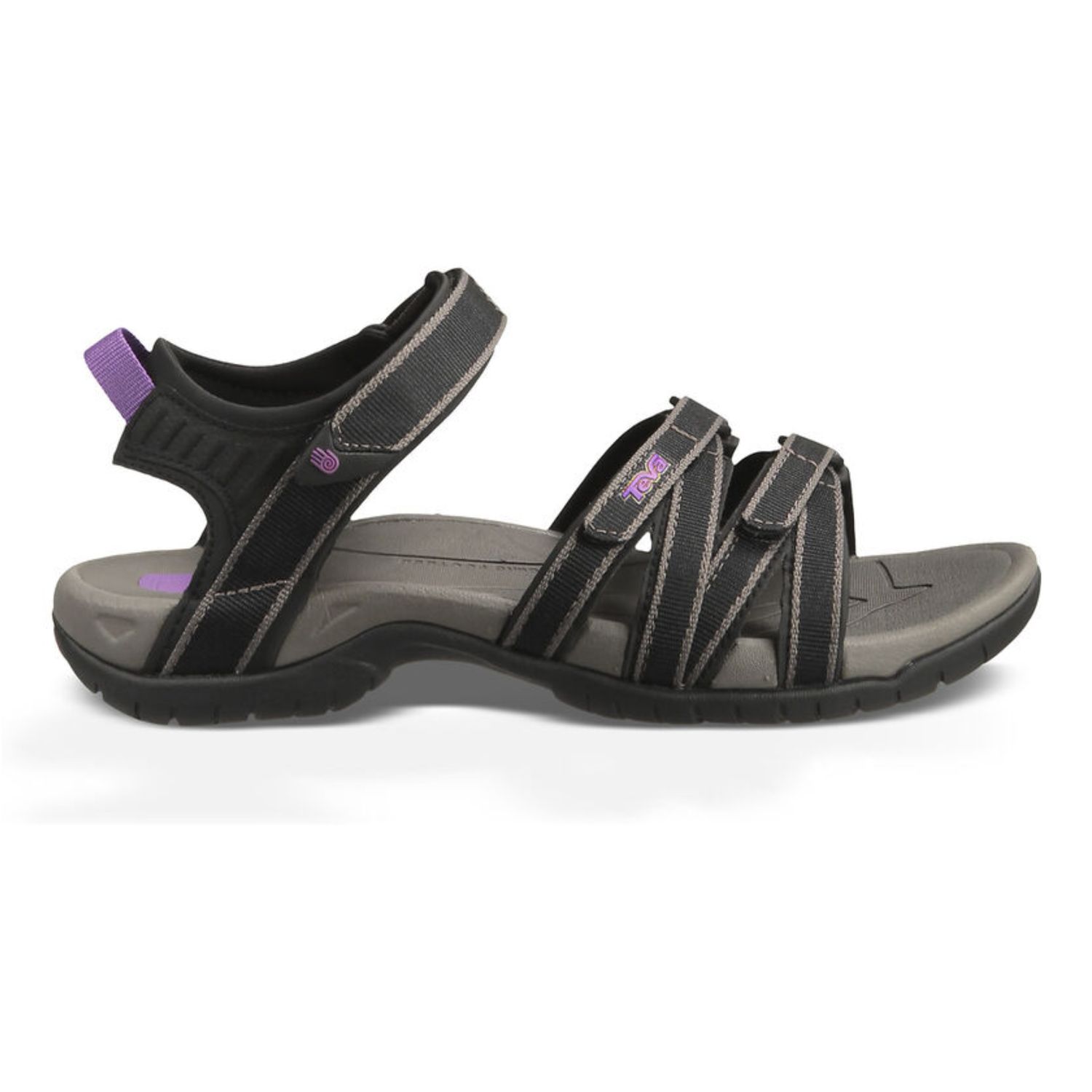 Teva Women's Tirra Sandal, Black/Grey, Color: Black/Grey, Size: 7
