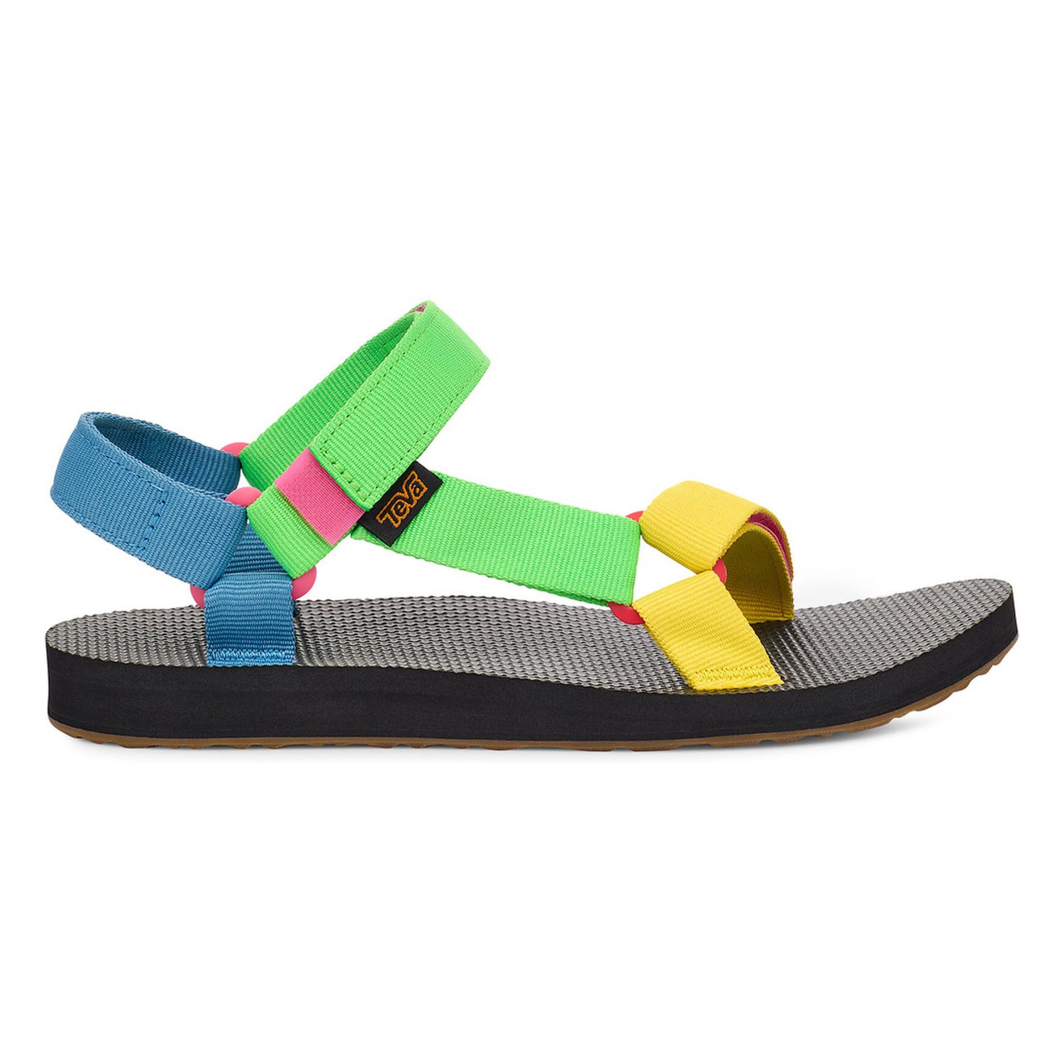 Teva Women's Original Universal Sandal, Neon Multi, Color: Neon Multi, Size: 6