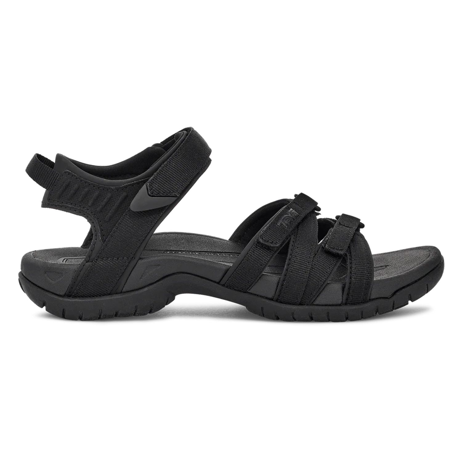 Teva Womens Tirra Sandal, Color: Black/Black, Size: 6