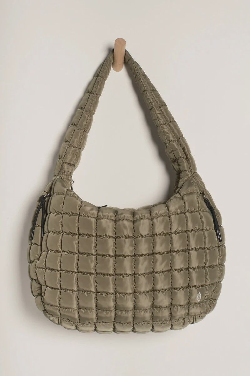 Quilted Carryall  Bag, Color: Seagrass, Size: O/S