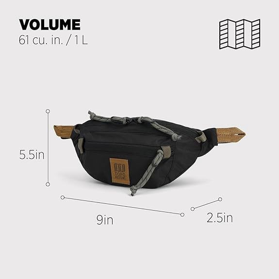 Mountain Waist Pack, Black / Neutral