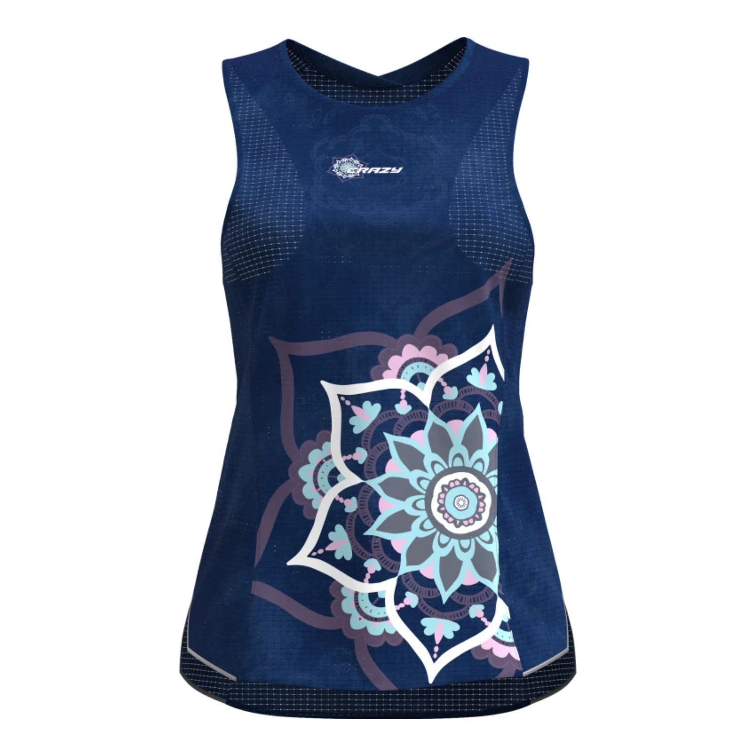 Colturi Light Up Woman Print Top, Color: Mandala, Size: S