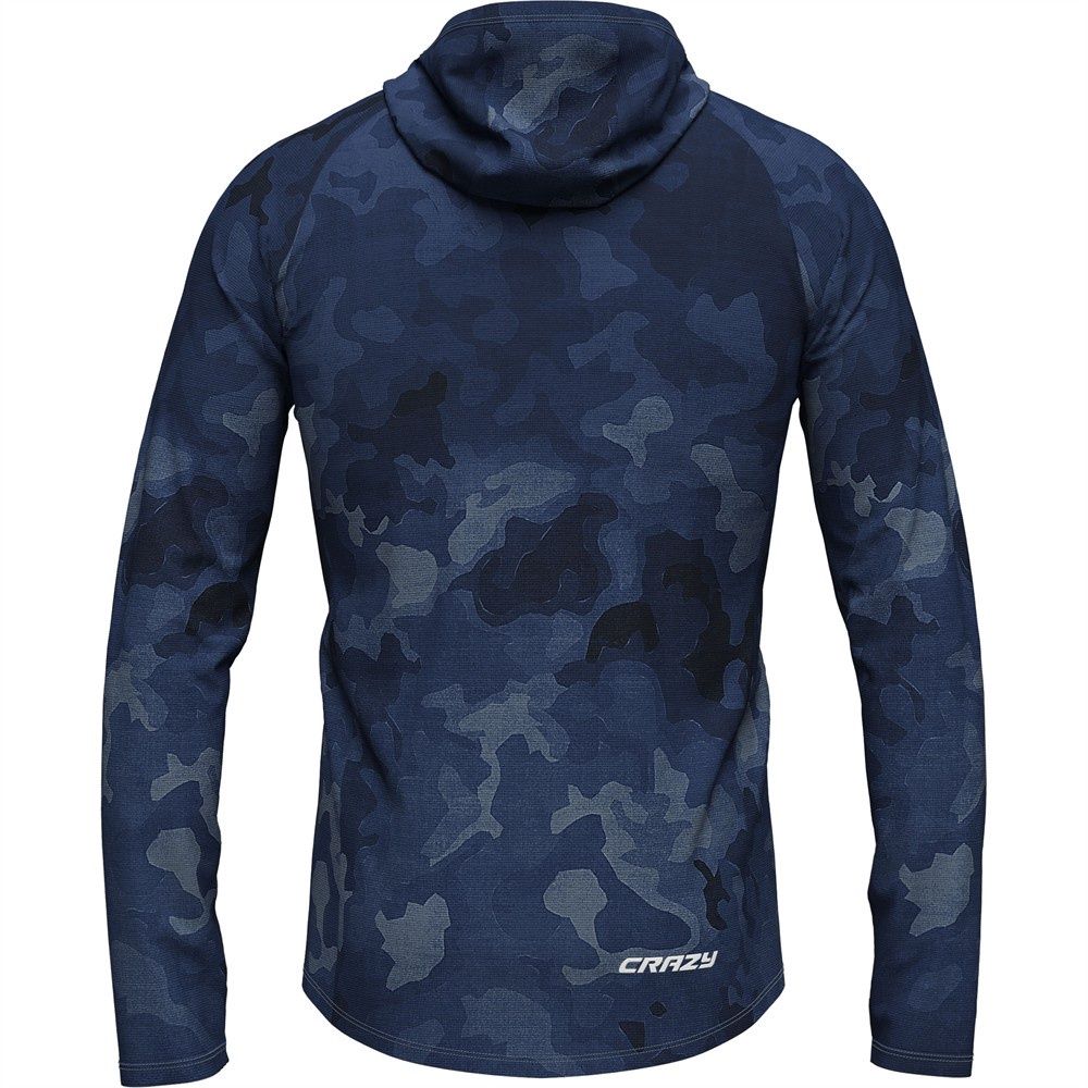 Sun Hoodie Man, Camouflage, Design: Camouflage, Size: S