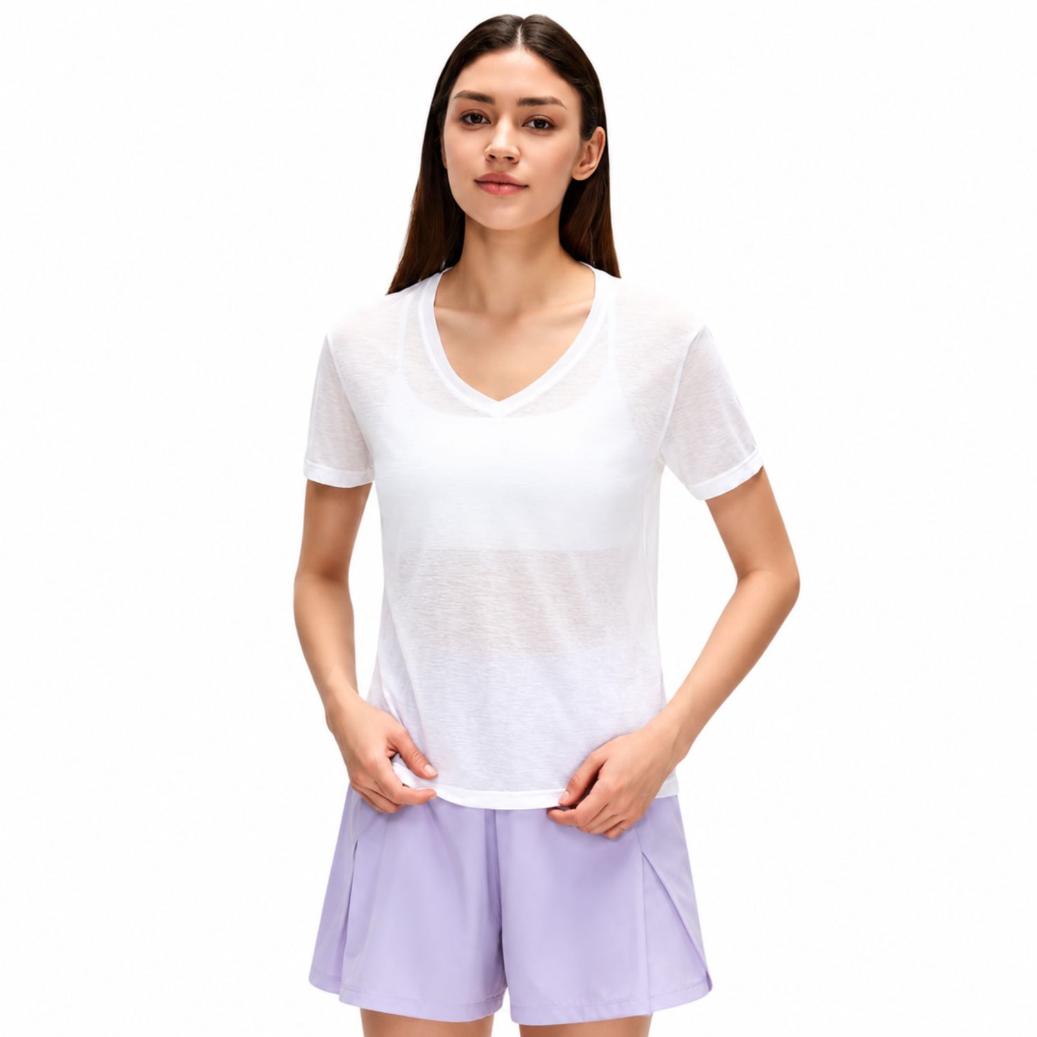 Colisco V Shirt, White, Color: White, Size: 4