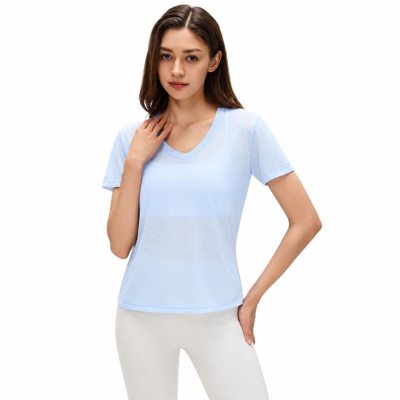 Colisco V Shirt, Sky Blue