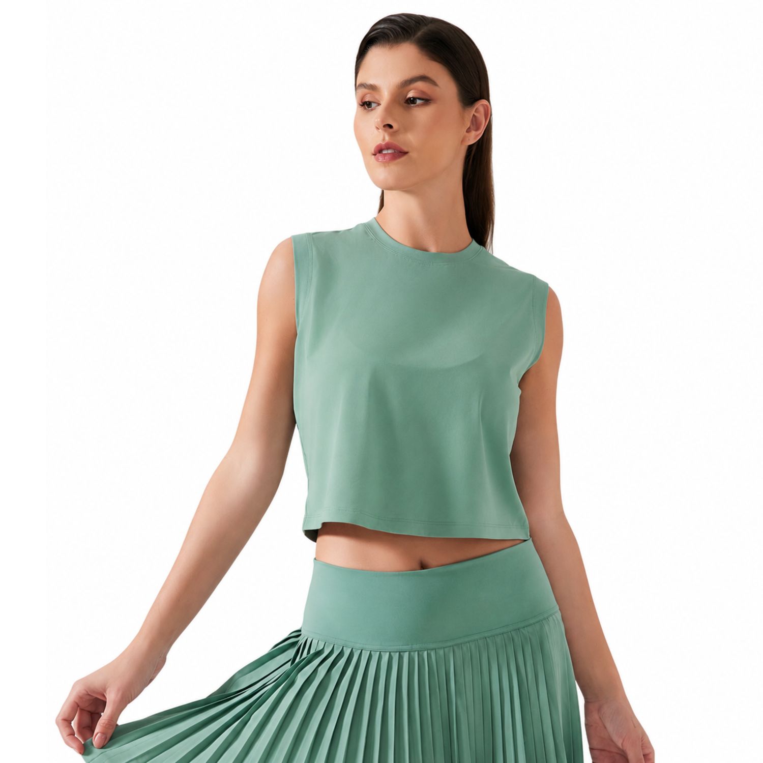 Colisco Activewear Tank Top, Mint, Color: Mint, Size: 4