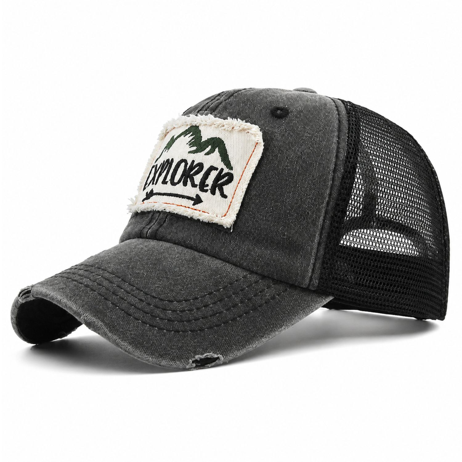 Colisco Logo Camper Cap, Black