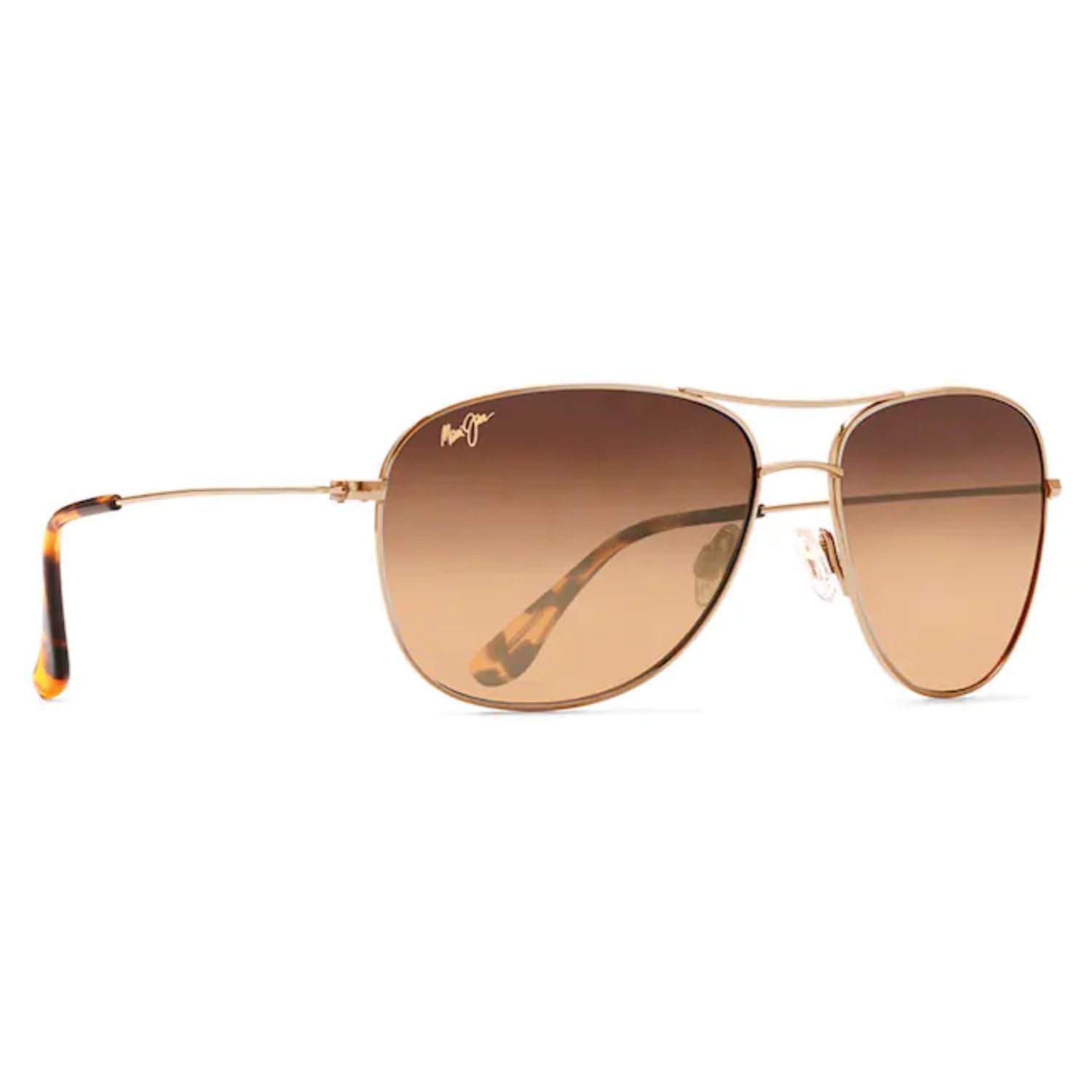 HCL Cliff House Polarized Sunglasses, Color: Gold, Size: O/S