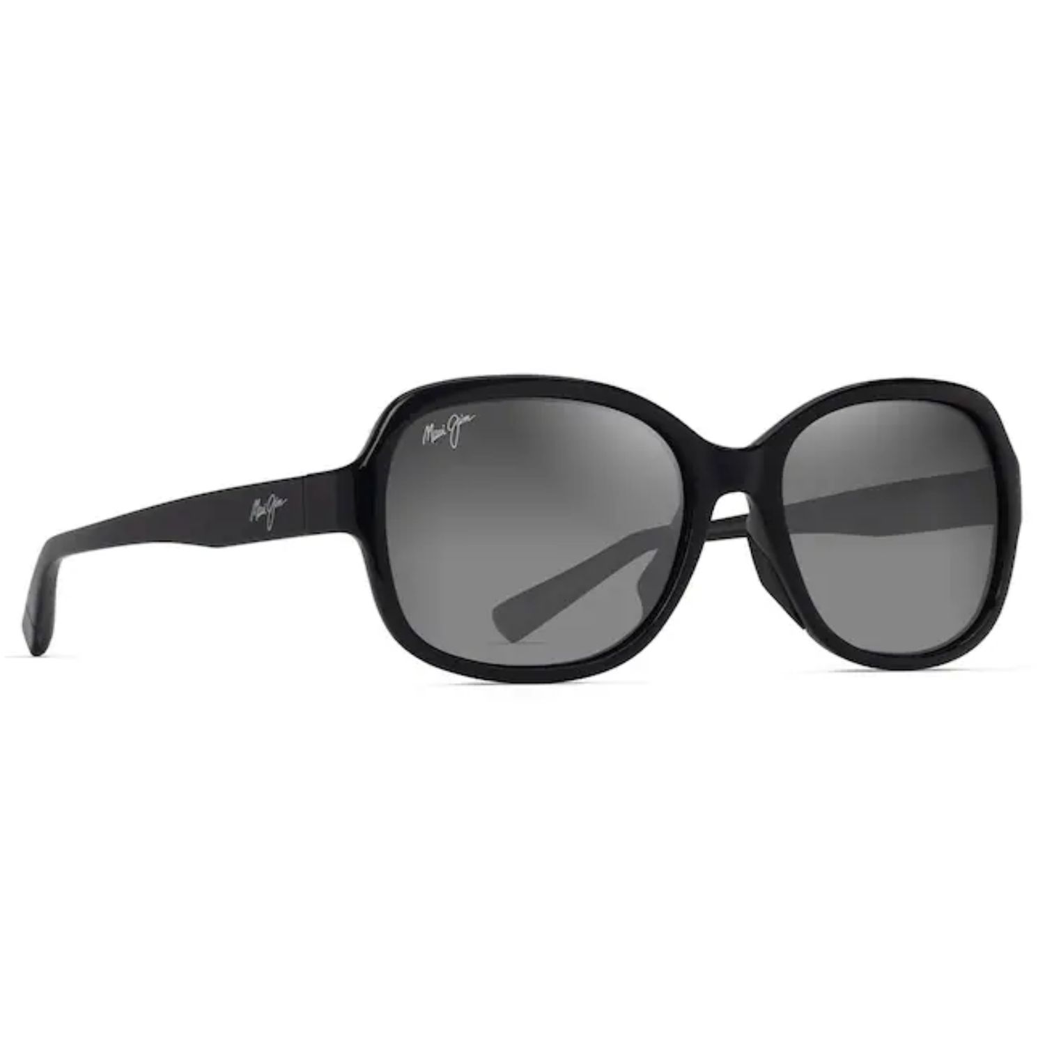 Grey Hiluhilu Polarized Sunglasses, Color: Shiny Black, Size: O/S
