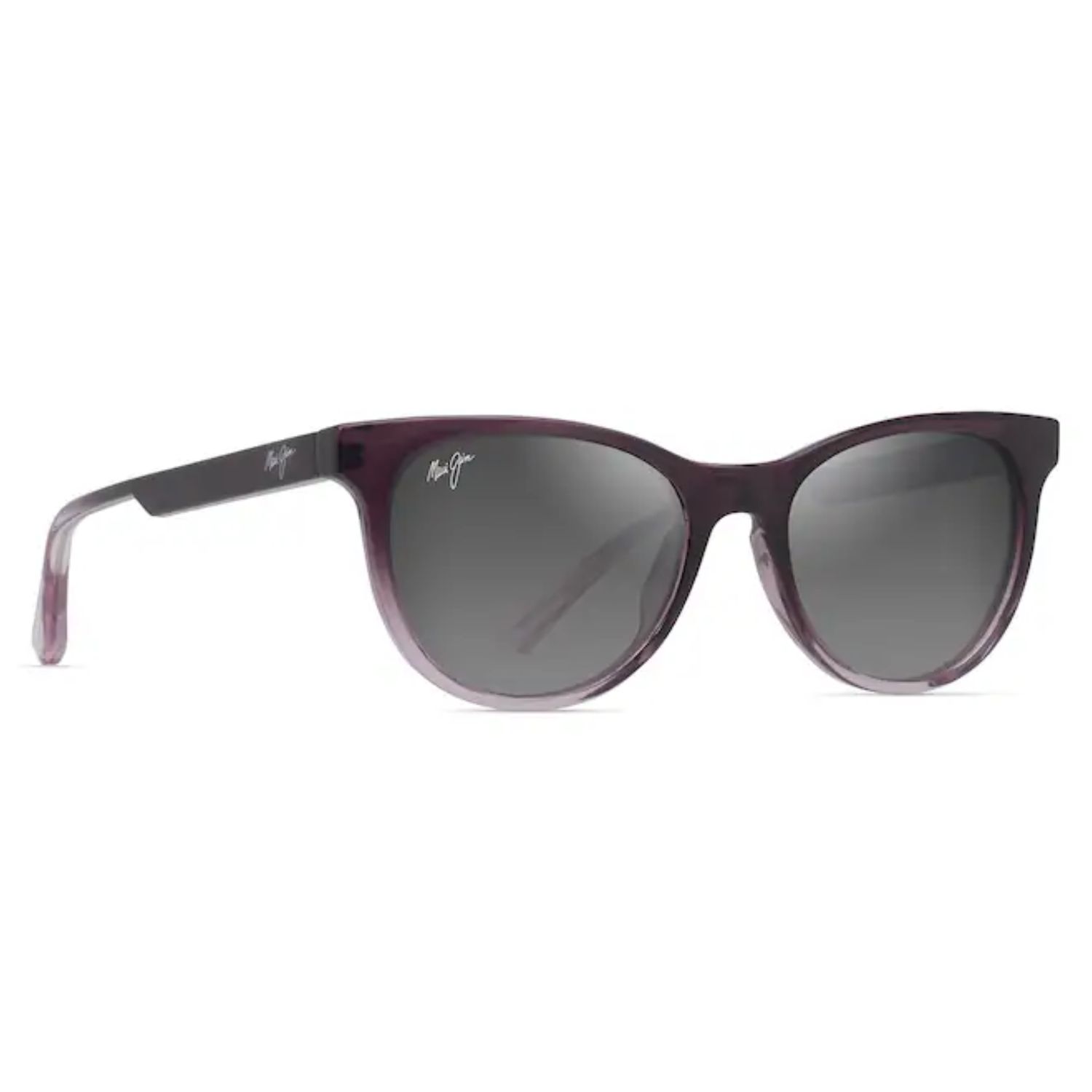 Grey Lonomea Polarized Sunglasses, Color: Shny Trans Drk Violet to Lilac, Size: O/S