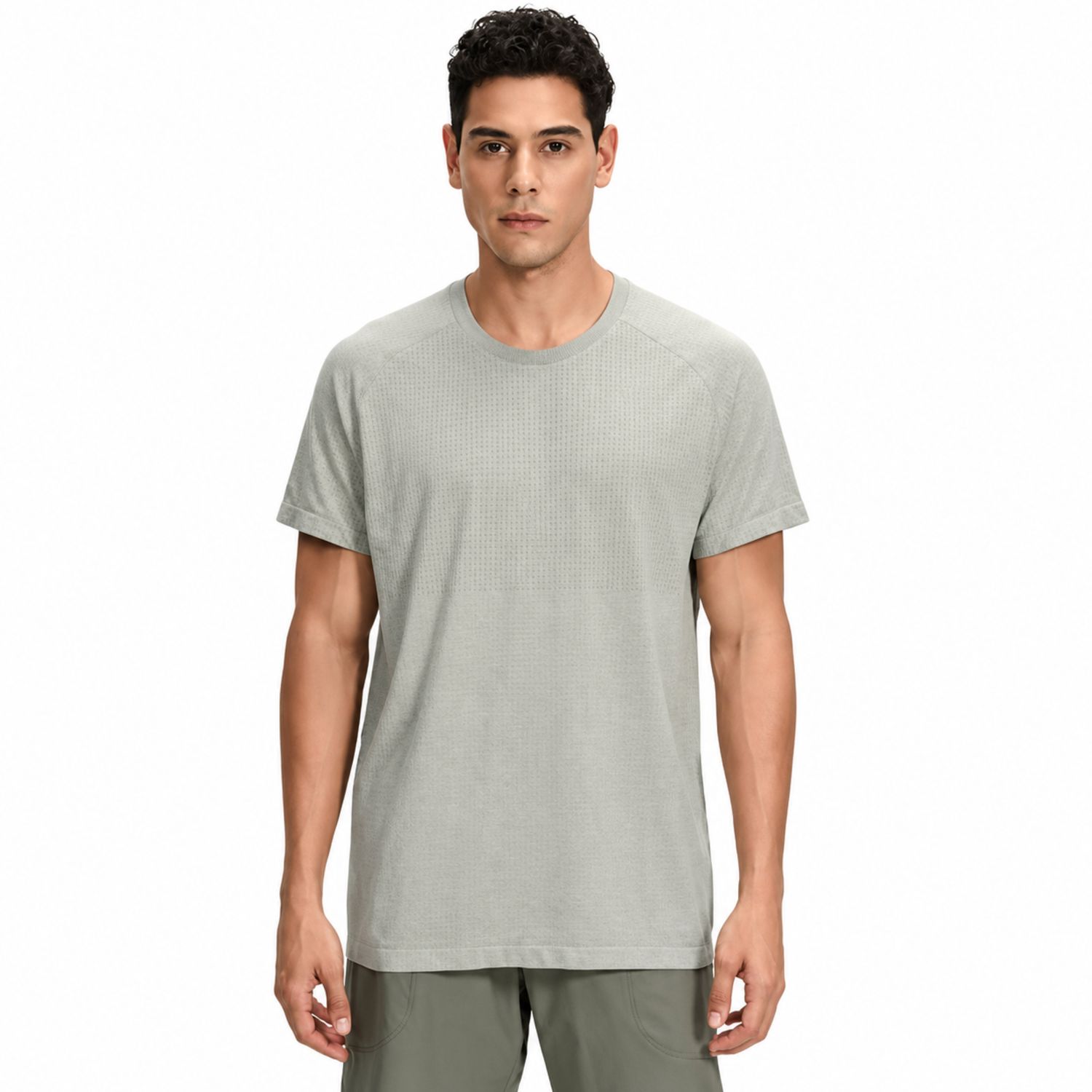 Colisco Men's Casual T-Shirt, Sage, Color: Sage, Size: M