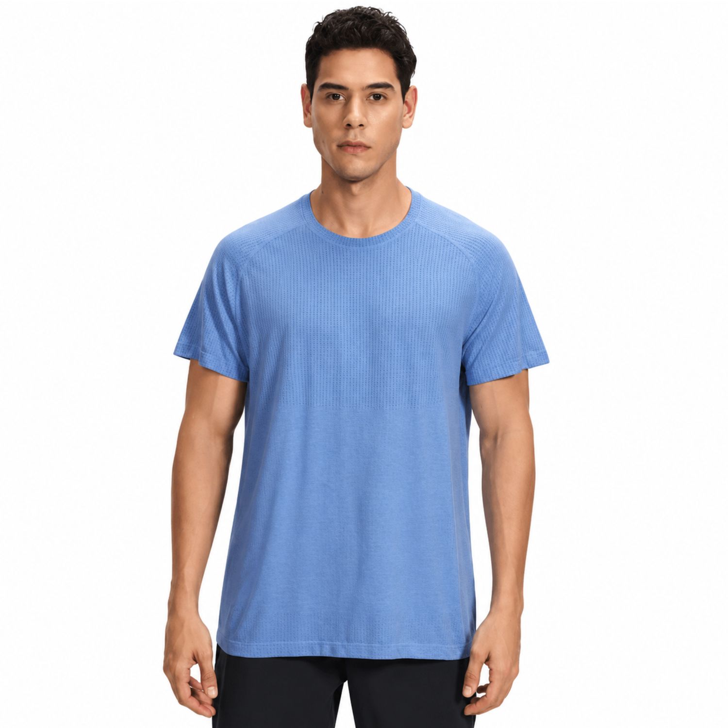 Colisco Men's Casual T-Shirt, Blue, Color: Blue, Size: M