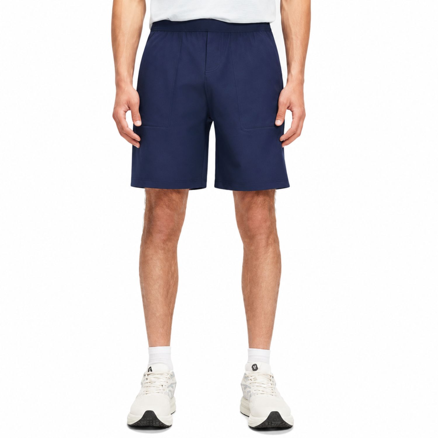 Colisco Men's Casual Shorts, Navy, Color: Navy, Size: S