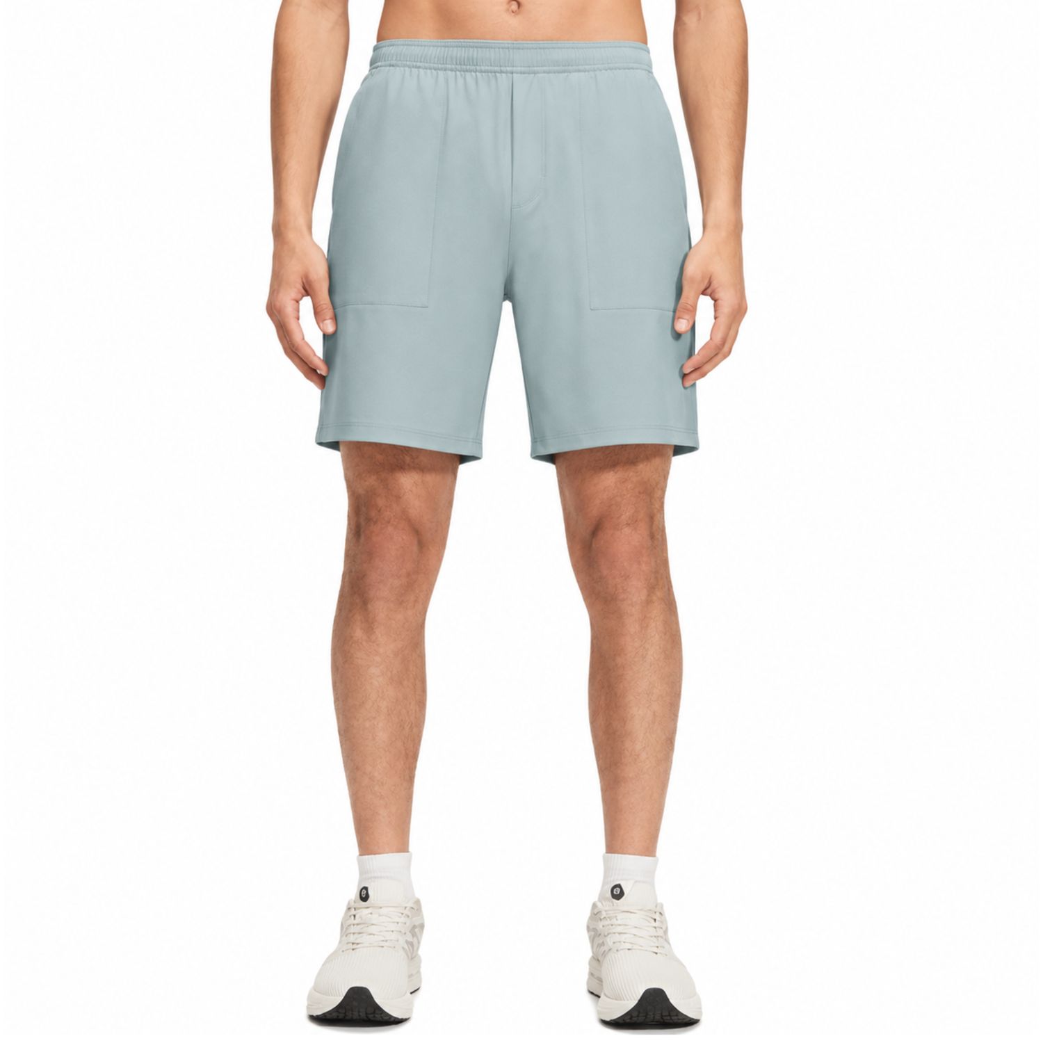 Colisco Men's Casual Shorts, Dusty Blue, Color: Dusty Blue, Size: S