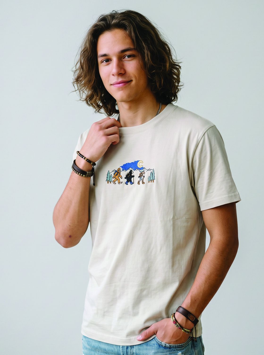 Colisco Adventures Colorado 100% Cotton Graphic T-Shirt, Color: Natural, Size: S