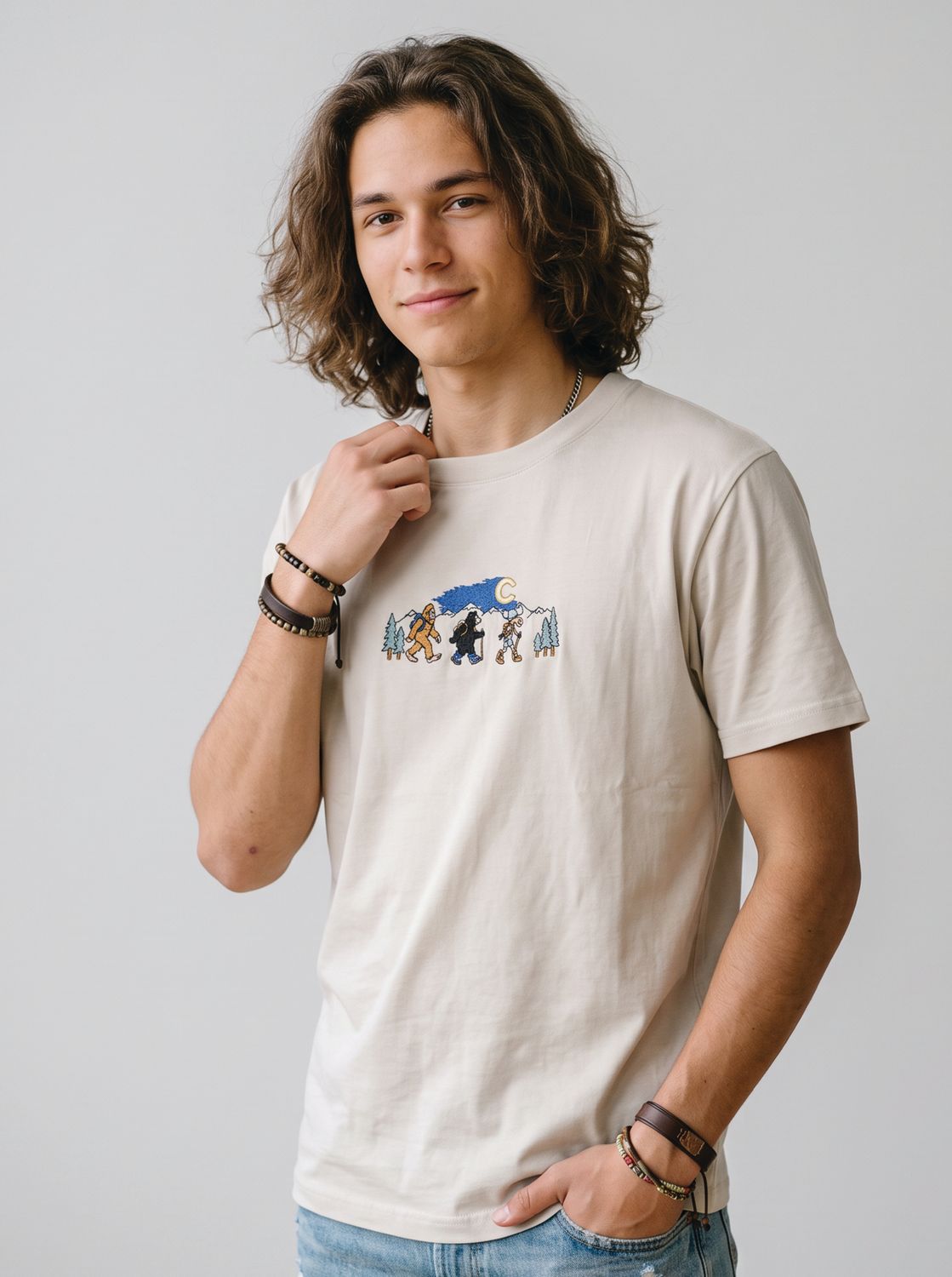 Colisco Adventures Colorado 100% Cotton Graphic T-Shirt, Color: Natural, Size: S