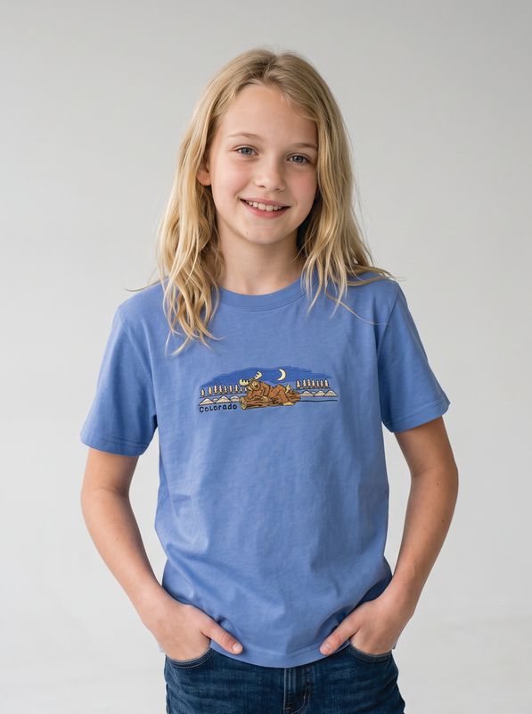 Colisco Night Big Foot 100% Cotton Graphic T-Shirt